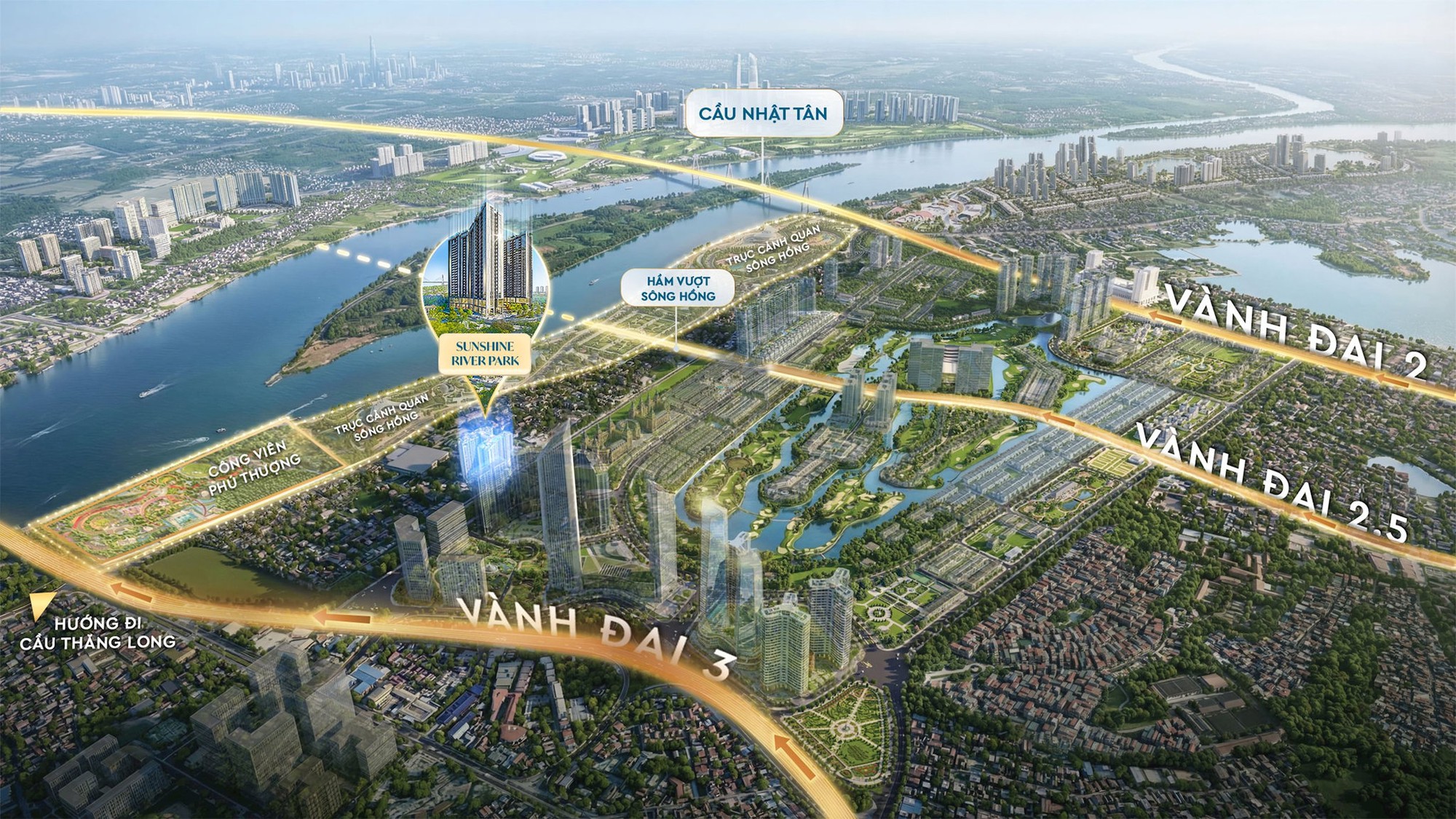 Có gì đáng chú ý tại dự án trực diện đại lộ cảnh quan sông Hồng của Sunshine Group?- Ảnh 2.