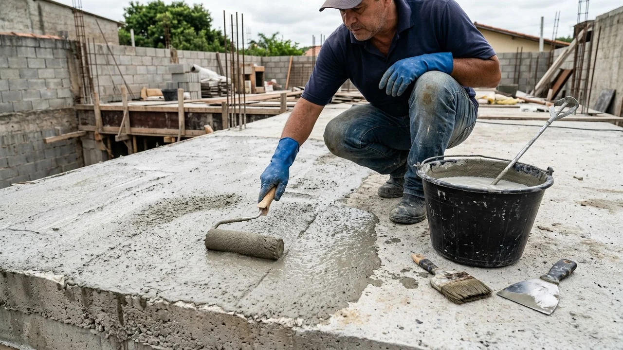 Lý do thợ xây thêm 'chất lỏng trắng' vào xi măng: Bí quyết tăng độ bám chỉ người trong nghề mới rõ - Ảnh 2.