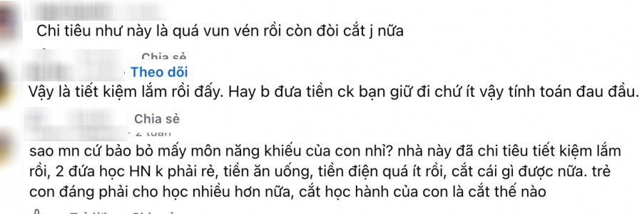 Chi tiêu hơn 16 triệu/tháng cho gia đình 4 người ở Hà Nội: Người vợ