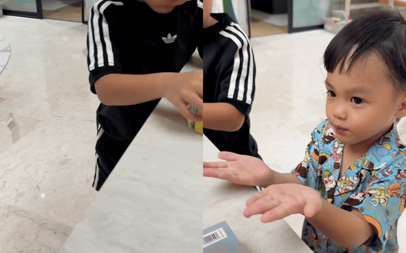Đàm Thu Trang giao việc cho hai con khi Cường Đô La vắng nhà, phần thưởng sau đó mới đáng yêu - Ảnh 3.