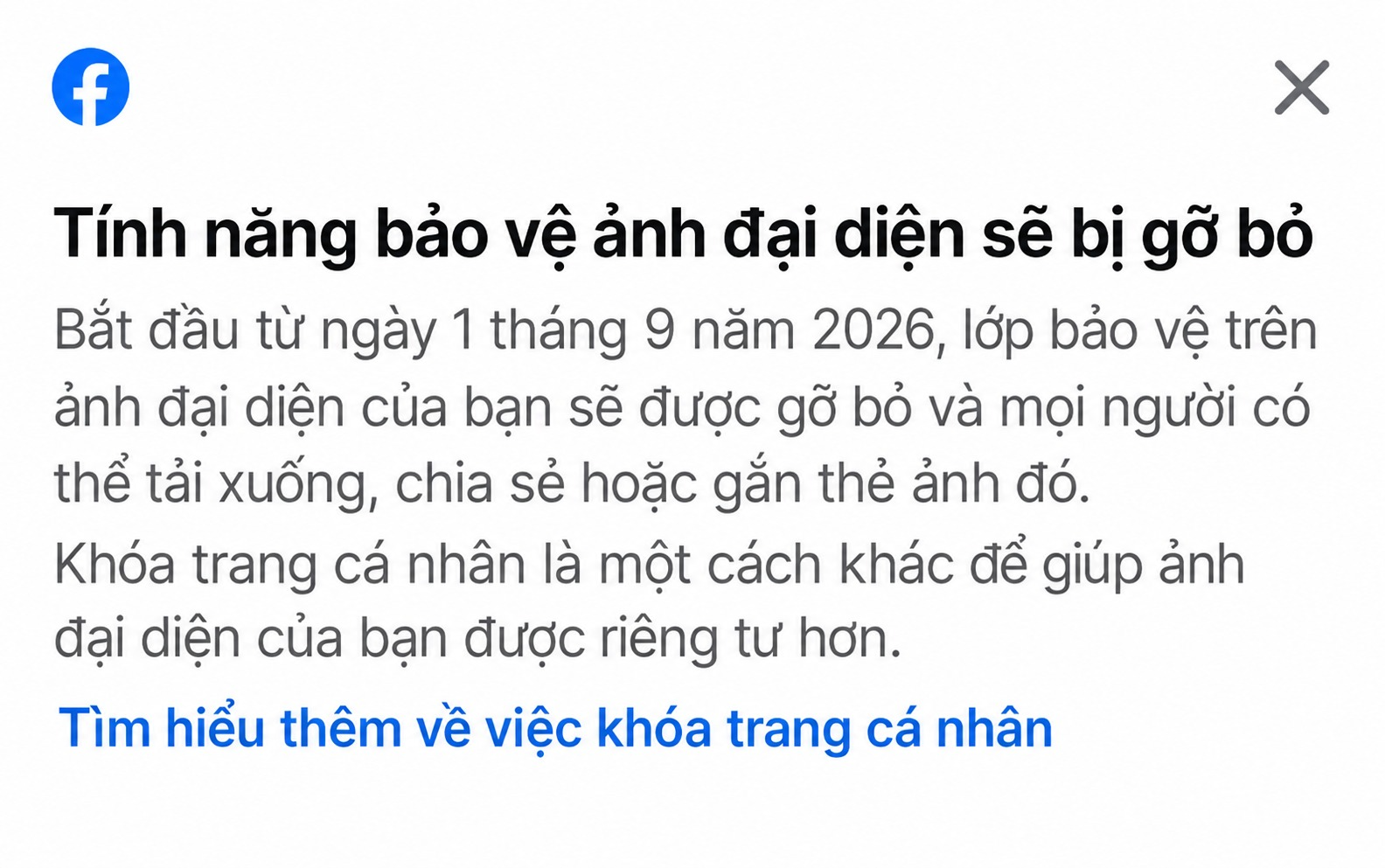 Facebook khai tử tính năng khiên ảnh đại diện- Ảnh 1.