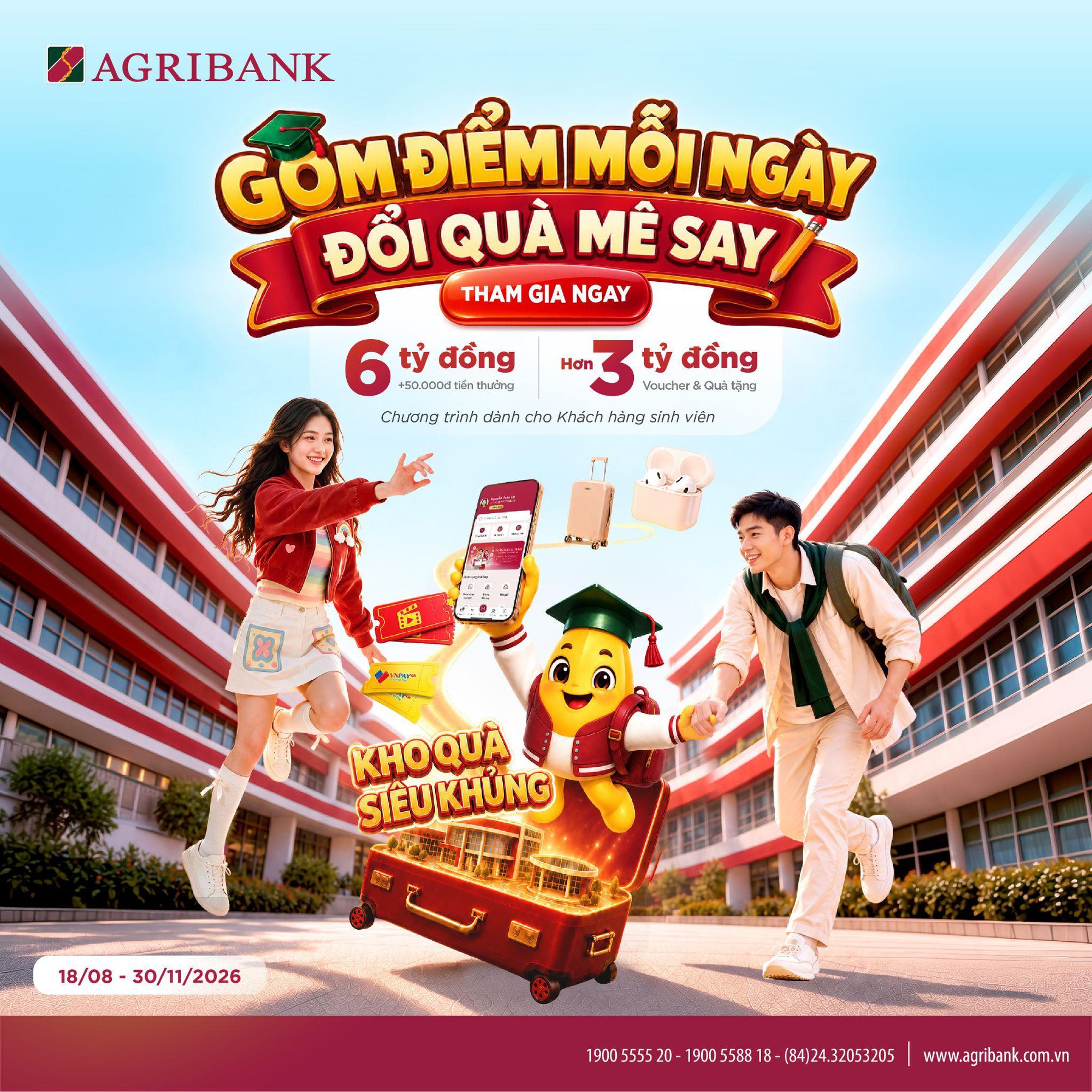 ‏Agribank dành hơn 9 tỷ đồng ưu đãi sinh viên nhân dịp khai trường‏ - Ảnh 2.