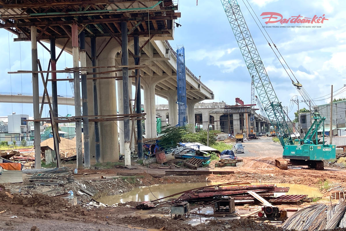 Hiện trạng nút giao Tân Vạn quy mô 3 tầng trên tuyến Vành đai 3 TPHCM- Ảnh 7.