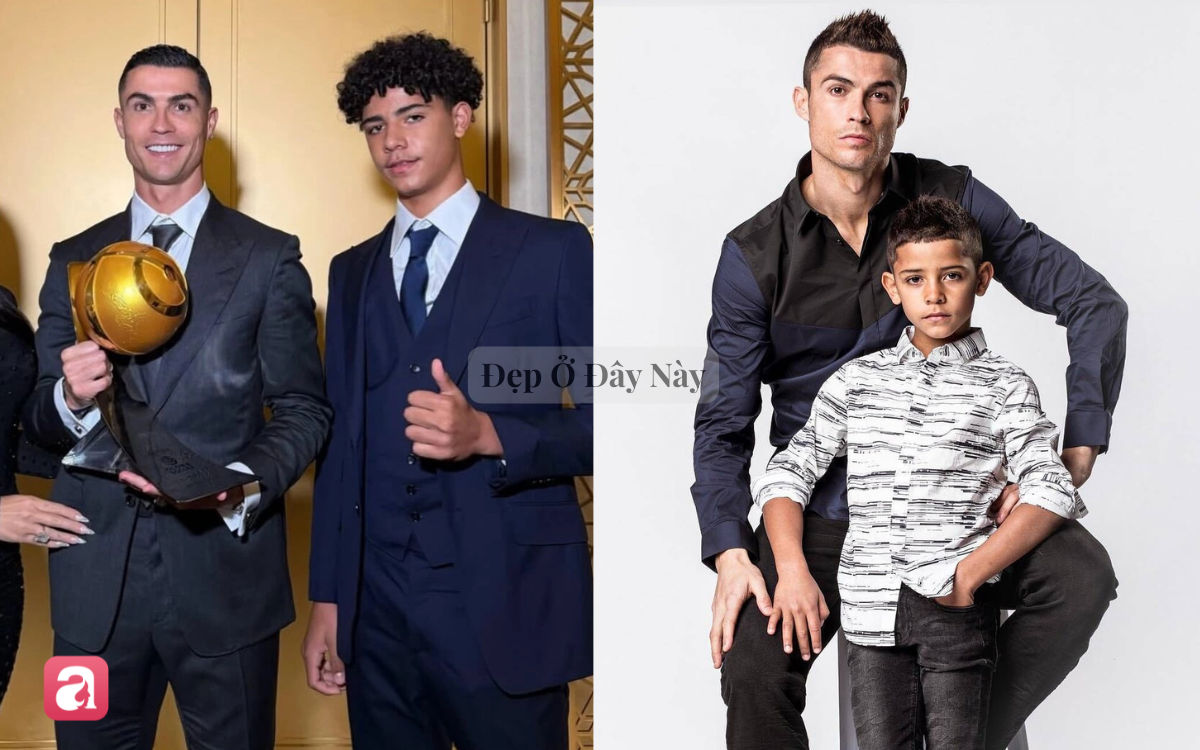 Visual của con trai Ronaldo: 16 tuổi đã cao gần 1m9, cơ bắp cuồn cuộn, mặc gì cũng đẹp- Ảnh 1.
