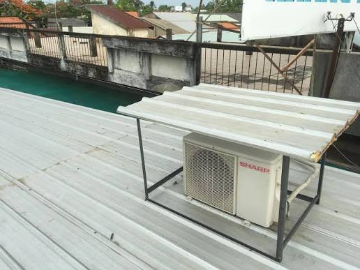 Lời khuyên cho những gia đình đang đặt cục nóng điều hòa trên mái tôn- Ảnh 2.