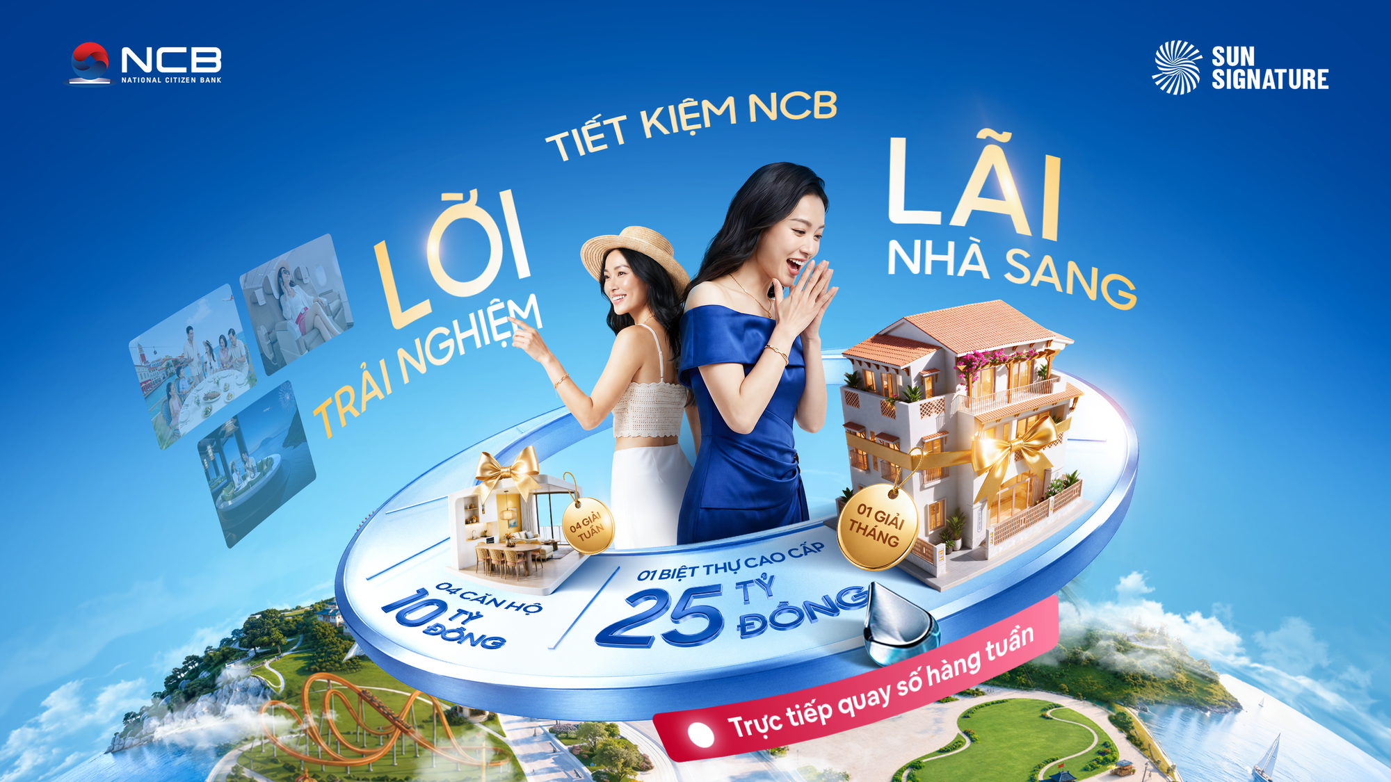 NCB chơi lớn, tặng biệt thự 25 tỷ đồng cho khách hàng gửi tiết kiệm siêu đặc quyền  - Ảnh 1.