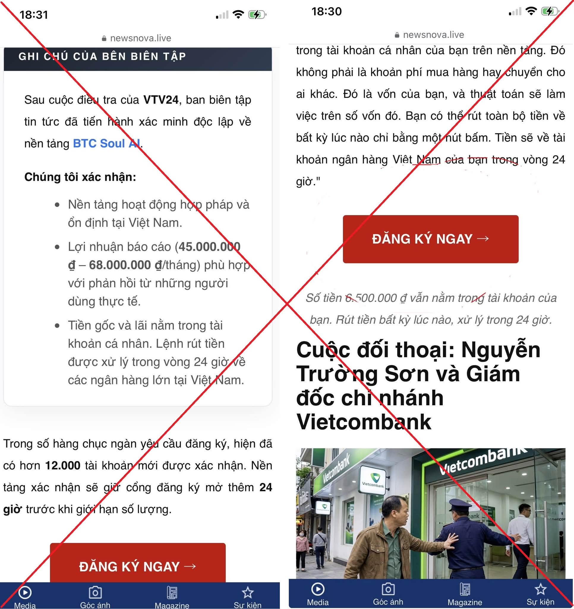 Vietcombank cảnh báo khẩn đến khách hàng đầu tư tiền số trên các nền tảng này - Ảnh 1.