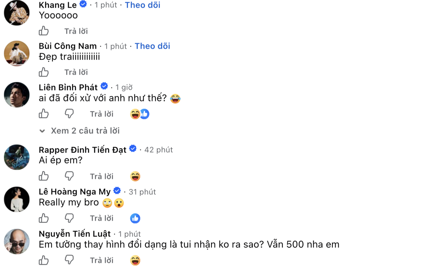 Binz xuất hiện lạ hoắc, 1 sao nam hỏi thẳng: 