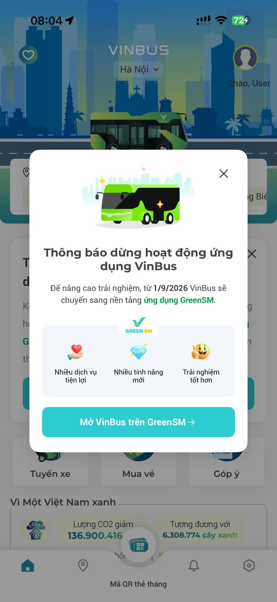 Một ứng dụng của Vingroup bất ngờ thông báo dừng hoạt động - Ảnh 1.