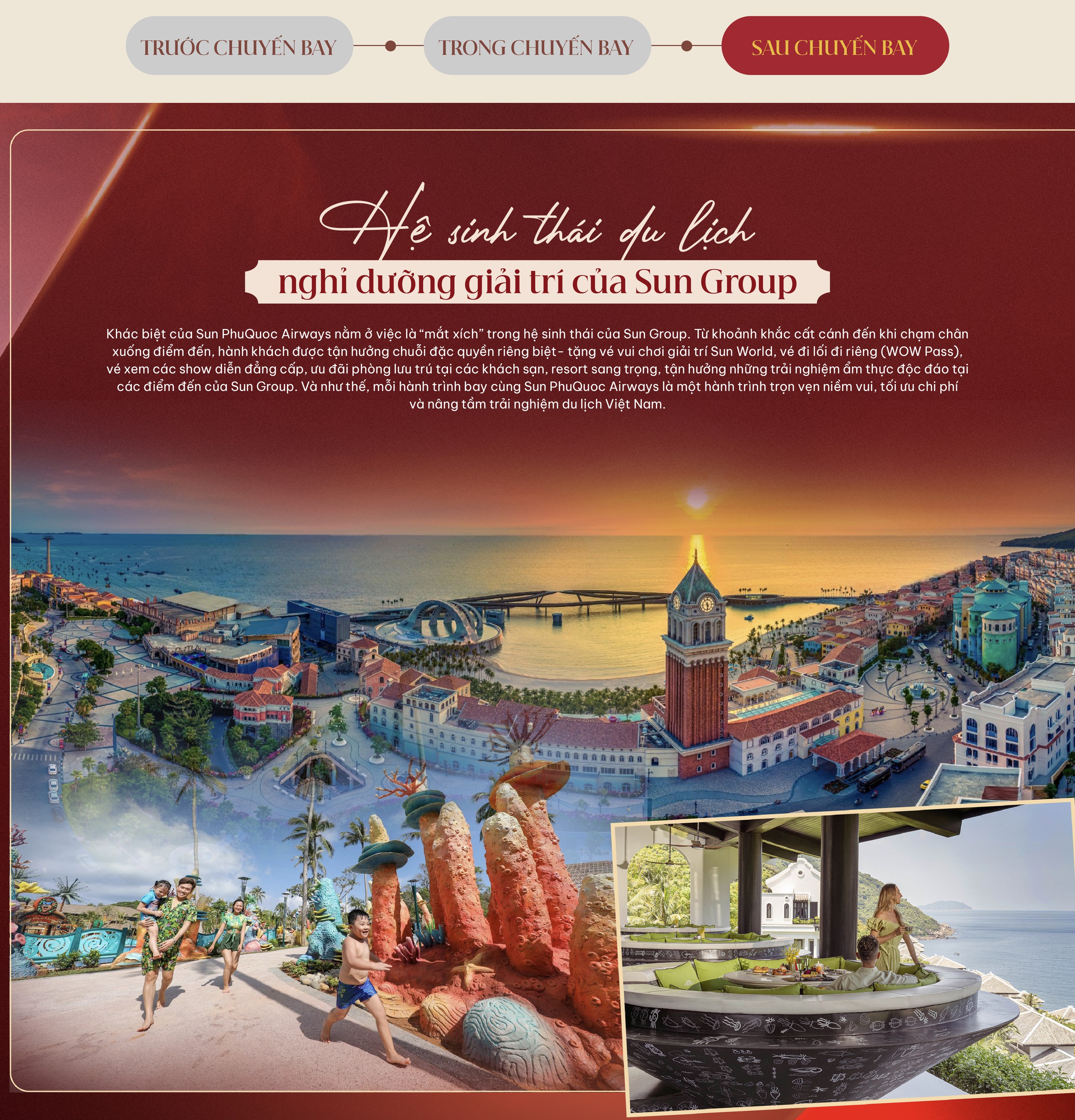 Trải nghiệm sau chuyến bay