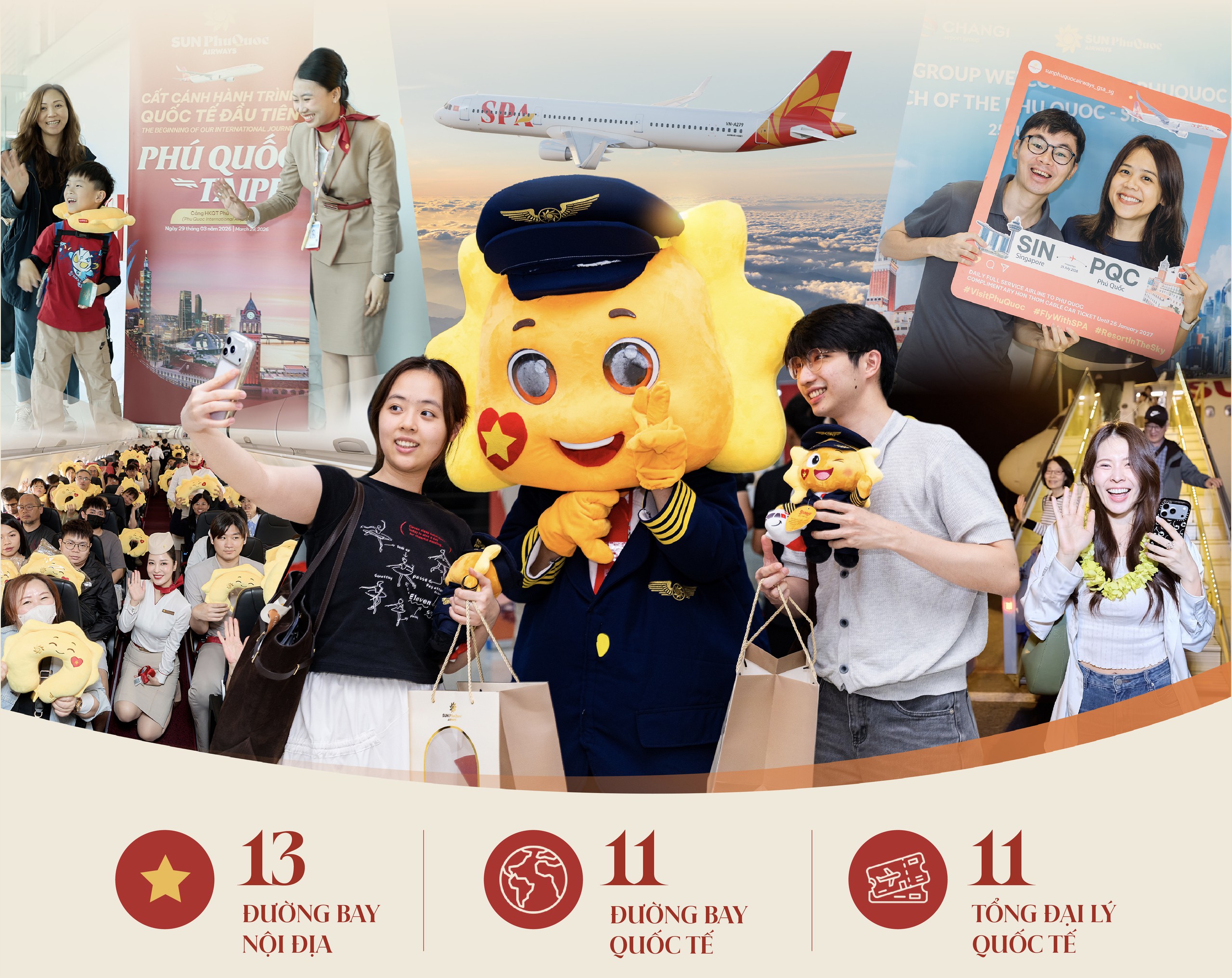 Hành khách và mạng bay Sun PhuQuoc Airways