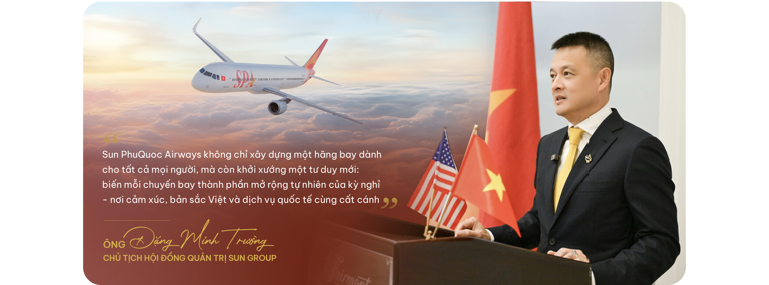 Ông Đặng Minh Trường, Chủ tịch Hội đồng quản trị Sun Group