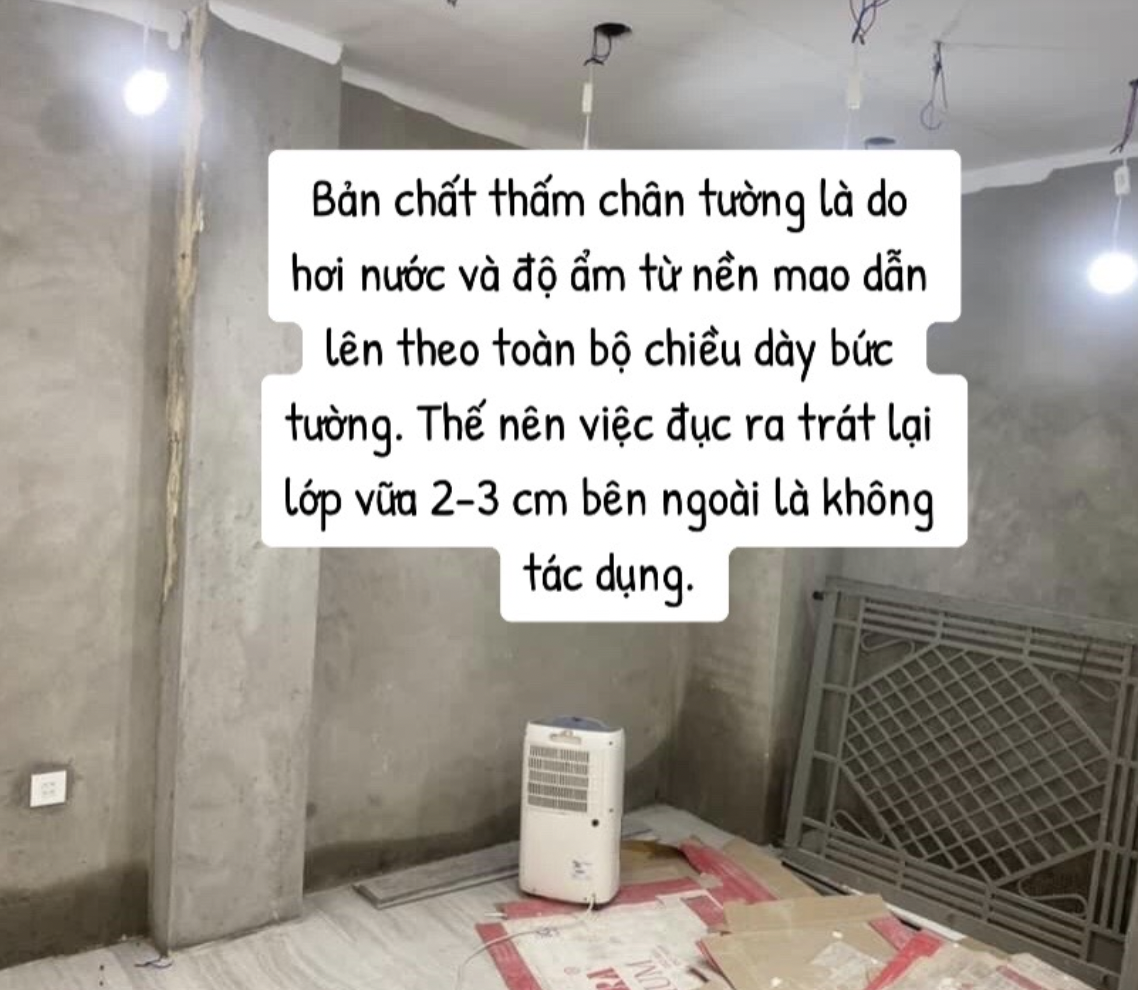Nhà mới xây 2 năm đã loang lổ vì mưa kéo dài: Vì sao càng đục tường trát lại càng khó hết thấm?- Ảnh 12.