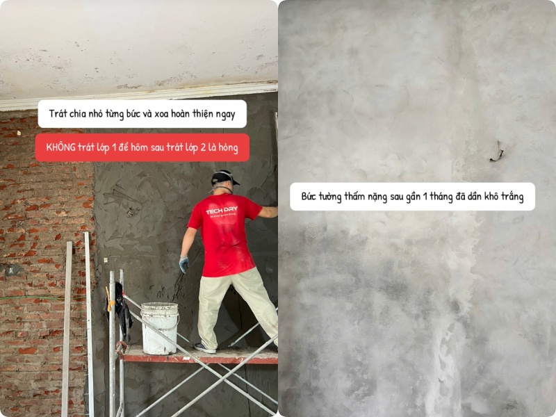 Nhà mới xây 2 năm đã loang lổ vì mưa kéo dài: Vì sao càng đục tường trát lại càng khó hết thấm?- Ảnh 16.