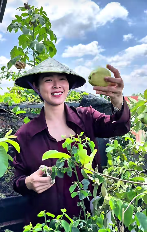 Khu vườn ở TP.HCM của Diệp Bảo Ngọc - Ảnh 7.