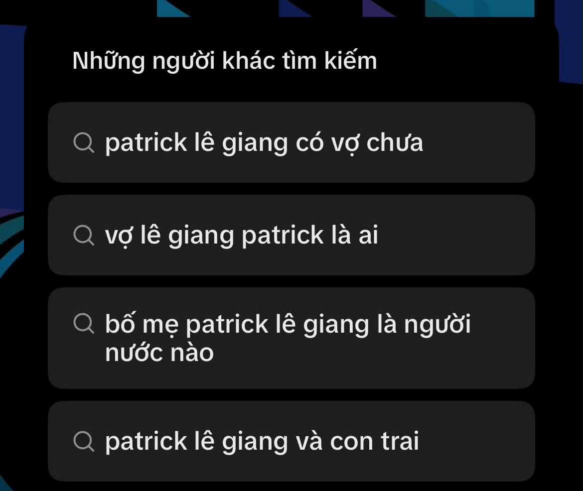 “Lê Giang Patrik và vợ”, “Lê Giang Patrik và con trai”… lọt tìm kiếm phổ biến: Sự thật là gì?- Ảnh 2.