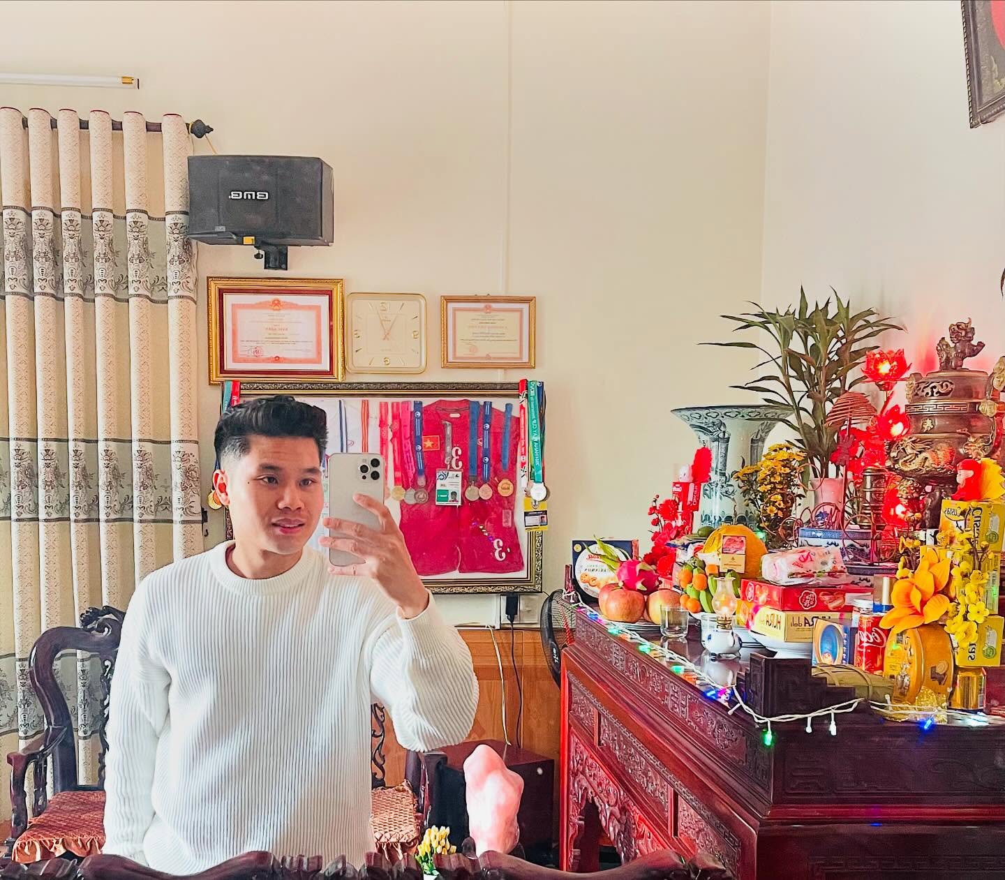 Căn nhà ở quê của "máy chạy" Tiến Anh - Ảnh 6.