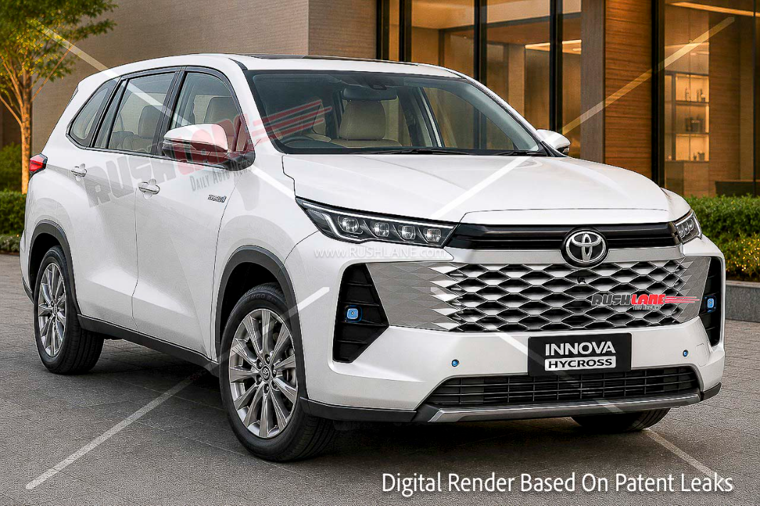 Toyota Innova Cross 2027 lộ trang bị ngoại thất: Mặt ca-lăng độc lạ, 4 cảm biến trước, dễ dùng đèn chiếu sáng Bi-LED- Ảnh 1.
