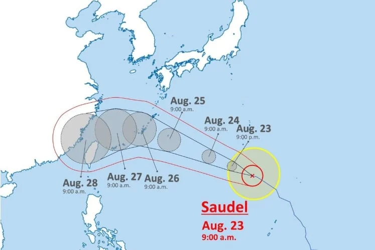 Tin mới nhất về thời tiết kỳ nghỉ lễ 2/9: Bão Saudel có diễn biến mới, cảnh báo nhiều nơi có mưa lớn - Ảnh 4.