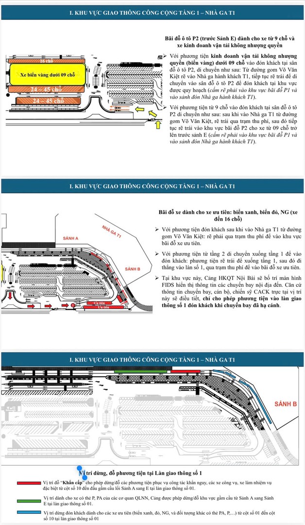 Chi tiết PHÂN LUỒNG GIAO THÔNG tại Sân bay Nội Bài từ 3/8- Ảnh 6.