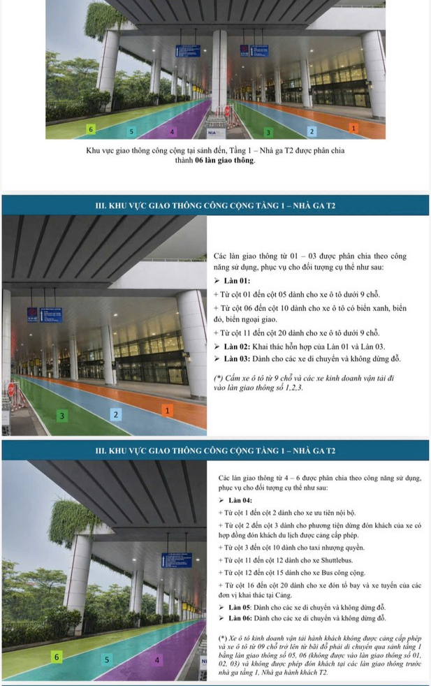 Chi tiết PHÂN LUỒNG GIAO THÔNG tại Sân bay Nội Bài từ 3/8- Ảnh 2.