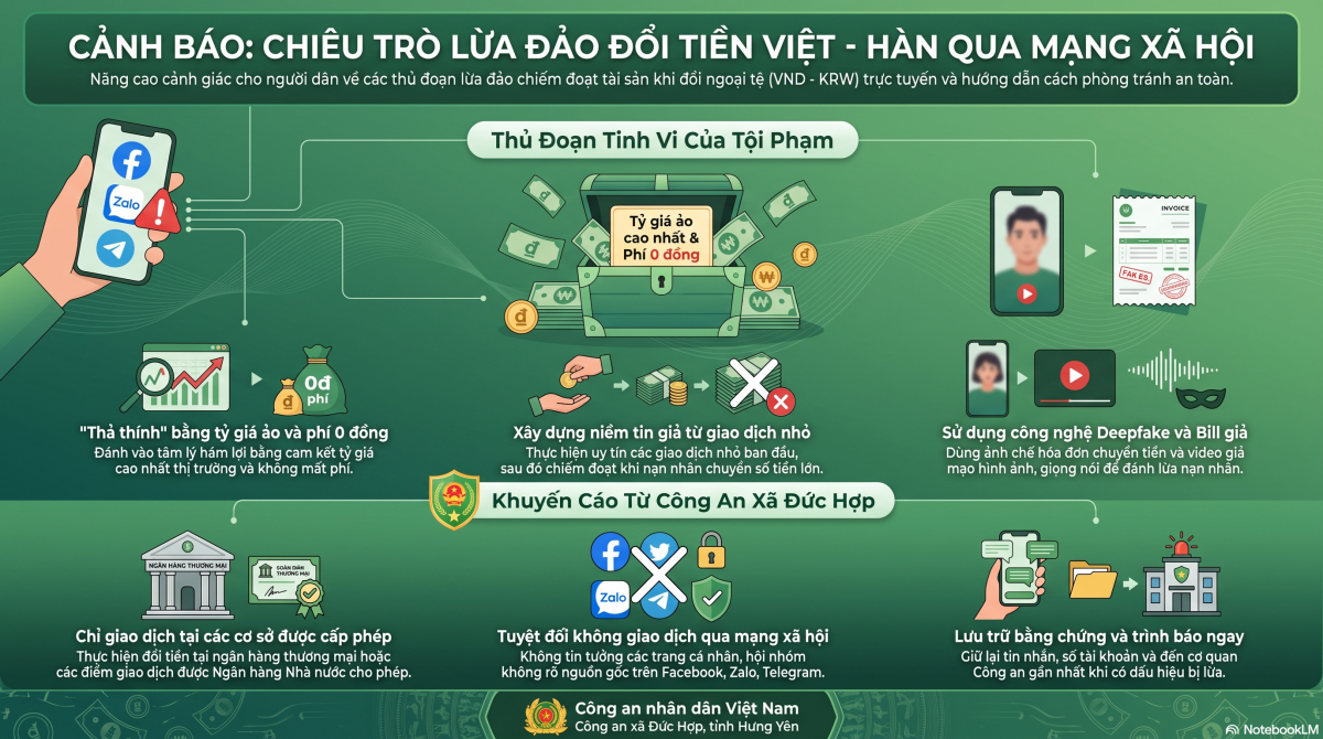 Cảnh giác bẫy lừa đảo đổi tiền Việt - Hàn trên mạng xã hội- Ảnh 2.