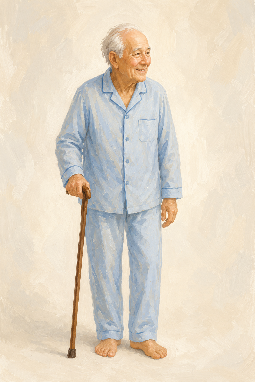 Minh họa một người cao tuổi
