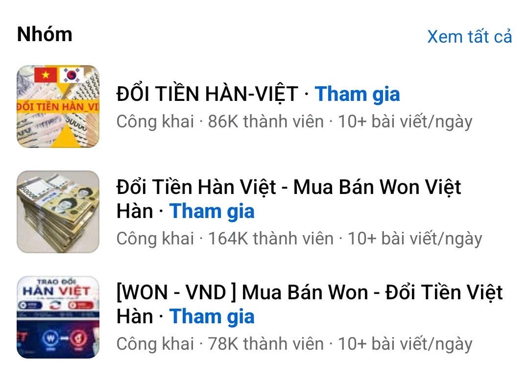 Cảnh giác bẫy lừa đảo đổi tiền Việt - Hàn trên mạng xã hội- Ảnh 1.