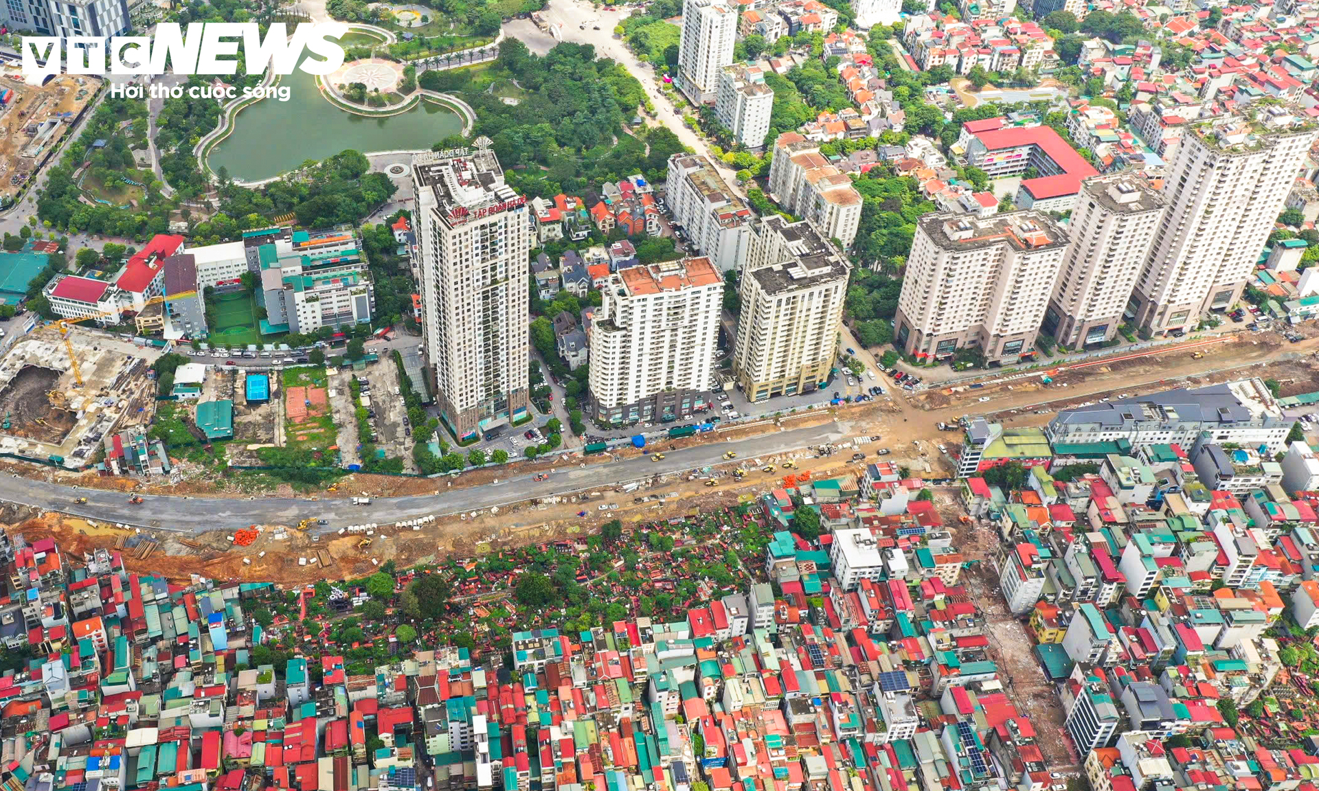 Hơn 1km Vành đai 2,5 qua Cầu Giấy lộ diện, hướng đến thông xe dịp 10/10- Ảnh 10.