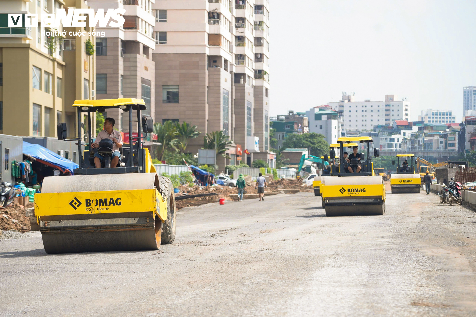 Hơn 1km Vành đai 2,5 qua Cầu Giấy lộ diện, hướng đến thông xe dịp 10/10- Ảnh 4.