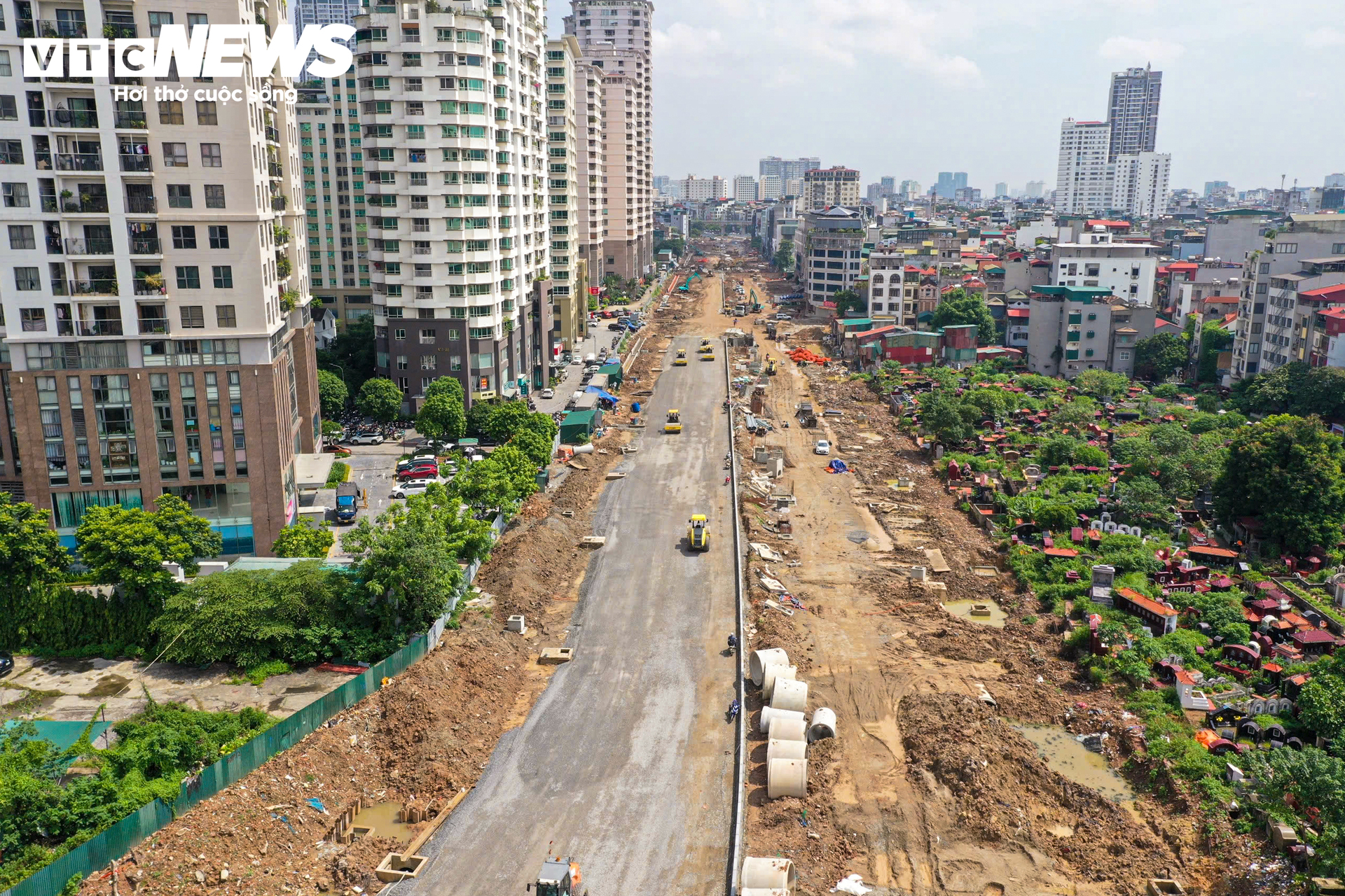 Hơn 1km Vành đai 2,5 qua Cầu Giấy lộ diện, hướng đến thông xe dịp 10/10- Ảnh 11.