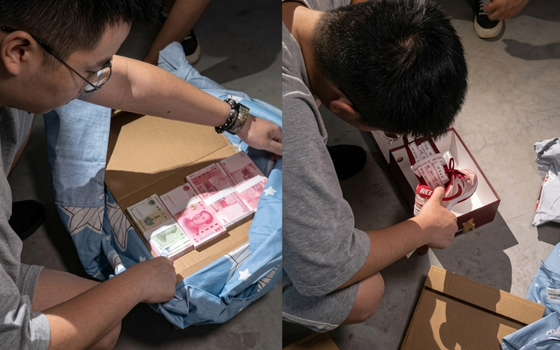 Nhận giao 2 kiện hàng, shipper lập tức báo công an: Phát hiện 148 triệu đồng tiền mặt, 1 thỏi vàng  32,26 gram- Ảnh 1.