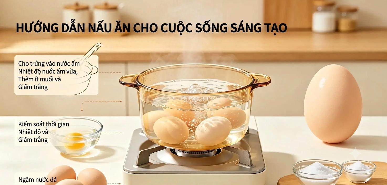 Khi luộc trứng, 99% mọi người đều mắc sai lầm: Đây mới là cách đúng để luộc trứng mềm ngon tuyệt vời- Ảnh 1.