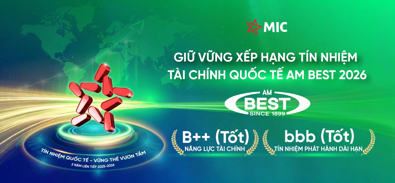 MIC tăng trưởng 33,6% doanh thu phí bảo hiểm gốc, năm thứ hai đạt hạng B++ - Ảnh 1.