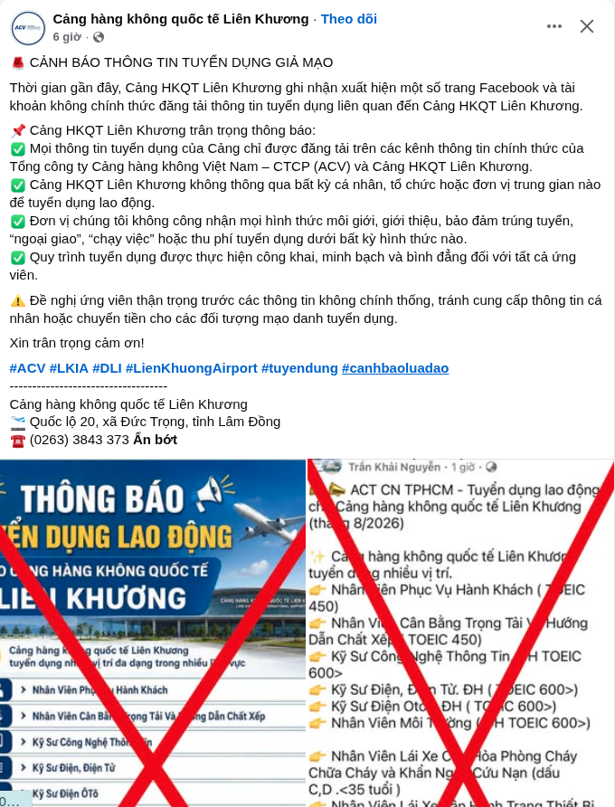 Sân bay Liên Khương phát cảnh báo khẩn ngay trước thềm mở cửa trở lại - Ảnh 1.