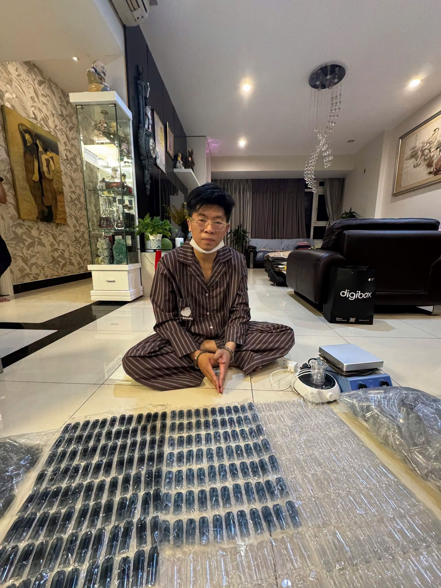 Bắt Lê Quang Trọng SN 2000 và 29 người trong chuyên án phức tạp, tang vật thu giữ đặc biệt lớn - Ảnh 5.