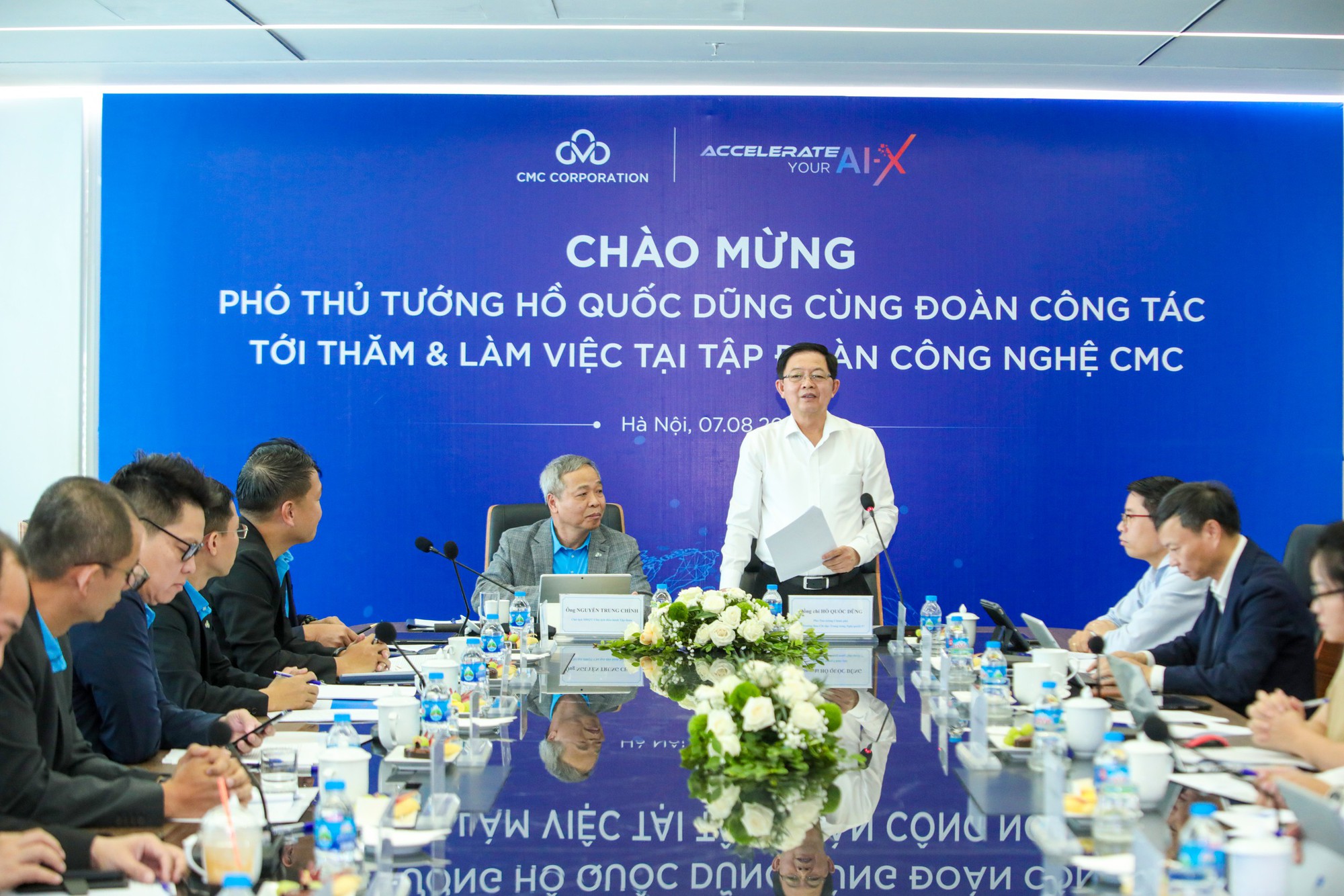 Phó Thủ tướng Hồ Quốc Dũng đề nghị CMC tiếp tục phát huy mô hình liên kết Nhà nước – nhà trường – doanh nghiệp - Ảnh 1.