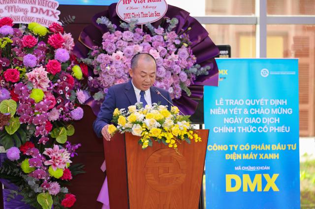 Tổng giám đốc Điện Máy Xanh 'gom hàng' trong ngày đầu tiên cổ phiếu DMX lên sàn- Ảnh 1.