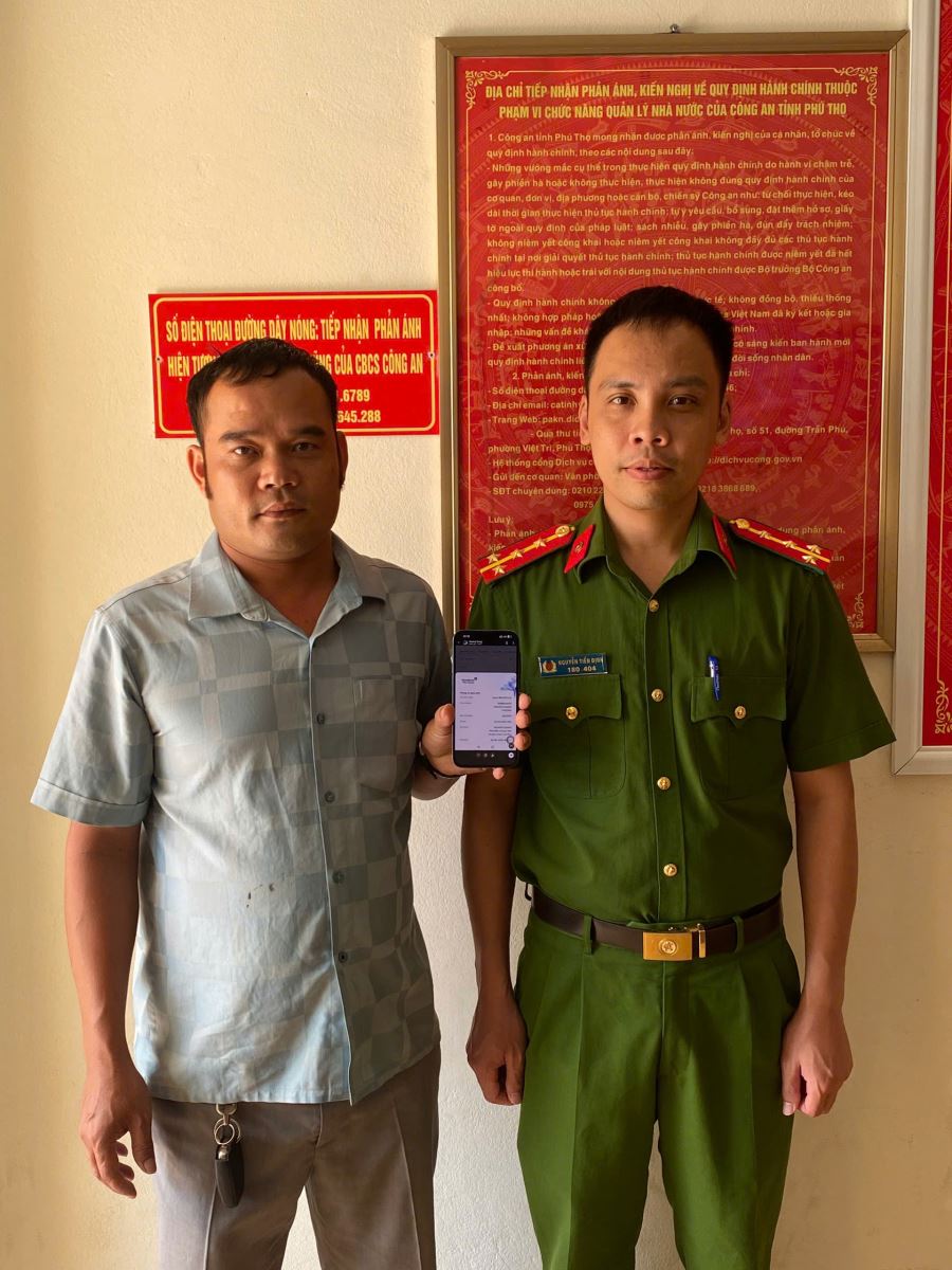 Công an xác minh giao dịch 13.200.000 đồng từ tài khoản của Hán Quang Dung SN 1980- Ảnh 1.