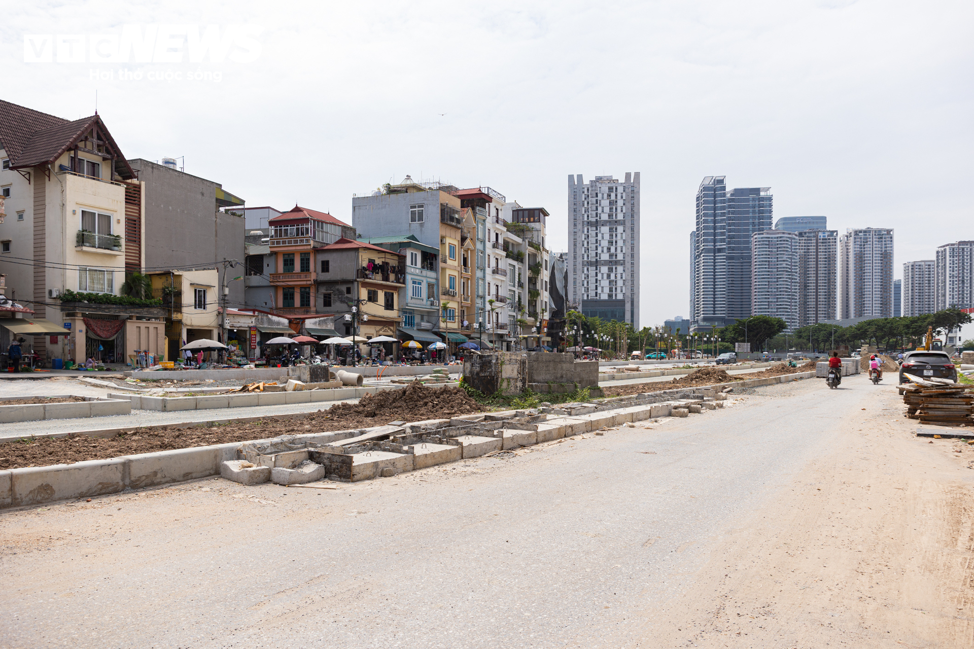 Hà Nội: Cận cảnh Vành đai 2,5 nối Tây Hồ Tây bắt đầu thảm nhựa, sắp thông xe- Ảnh 13.