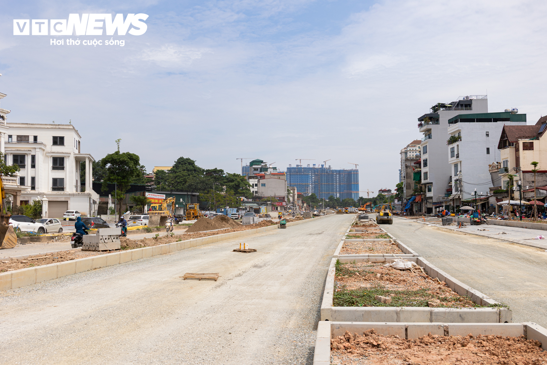 Hà Nội: Cận cảnh Vành đai 2,5 nối Tây Hồ Tây bắt đầu thảm nhựa, sắp thông xe- Ảnh 12.
