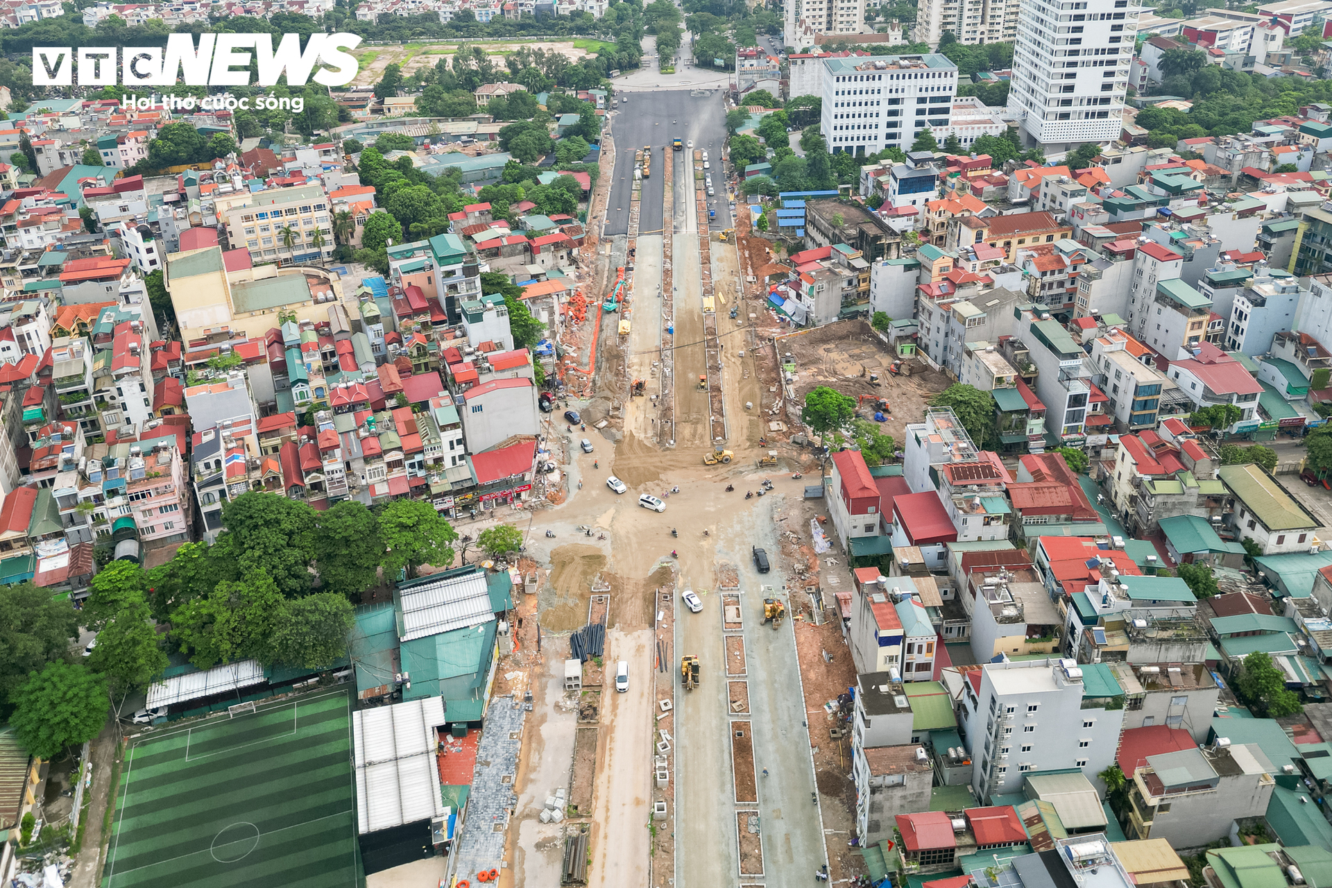 Hà Nội: Cận cảnh Vành đai 2,5 nối Tây Hồ Tây bắt đầu thảm nhựa, sắp thông xe- Ảnh 1.