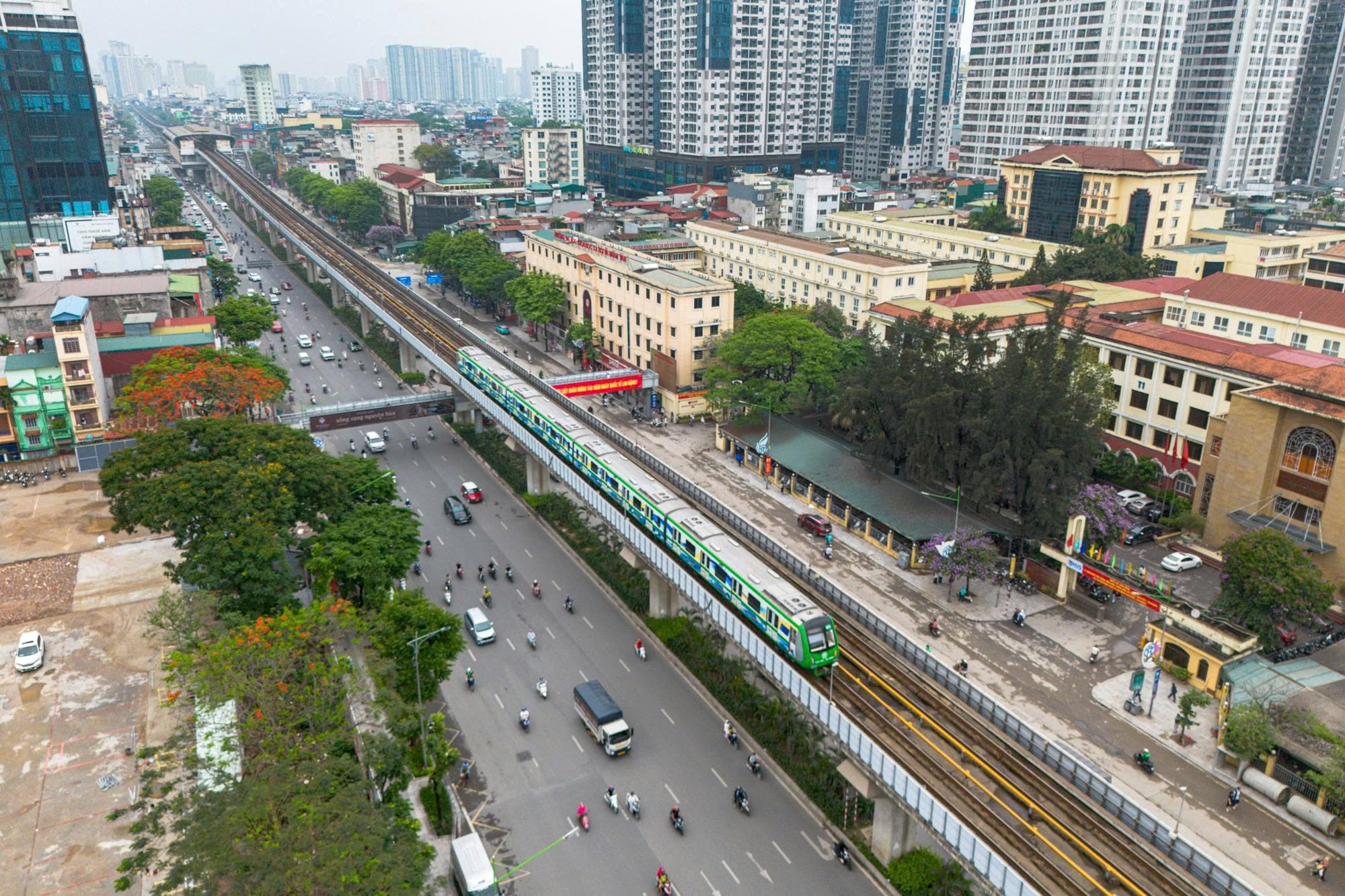 Hà Nội sở hữu siêu nút giao 4 tầng đầu tiên thiết kế hiện đại, kết hợp đường sắt đô thị, vành đai trên cao xung quanh có hàng loạt khu đô thị và trường học- Ảnh 2.