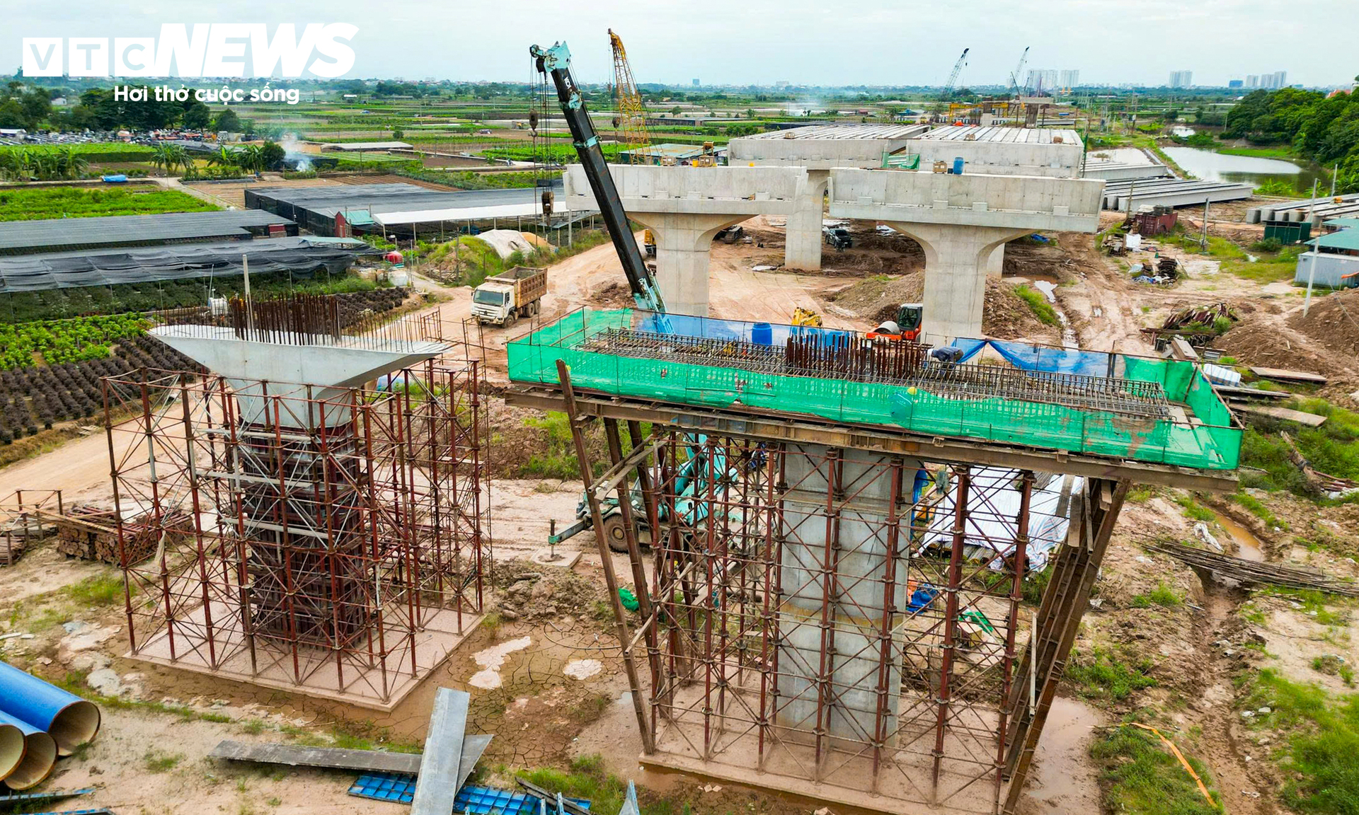 Cận cảnh cây cầu gần 12.000 tỷ đồng bắc qua sông Hồng, nối Hà Nội - Hưng Yên- Ảnh 9.