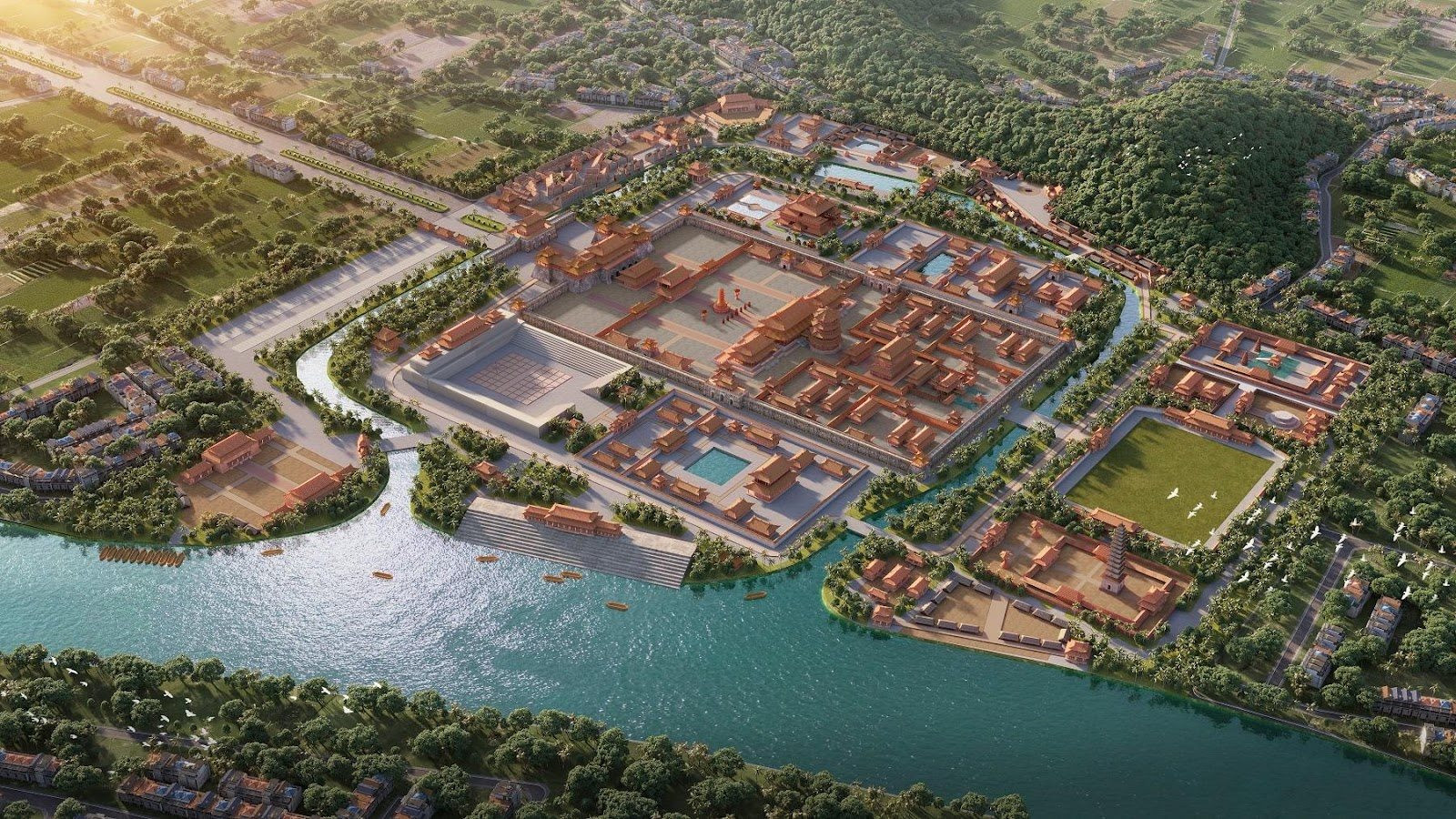 Sun Group làm phim trường cổ trang 279 ha, tham vọng tạo “Hoành Điếm Việt Nam”: Tái hiện Hoàng thành Thăng Long và cuộc sống 1.000 năm trước- Ảnh 3.