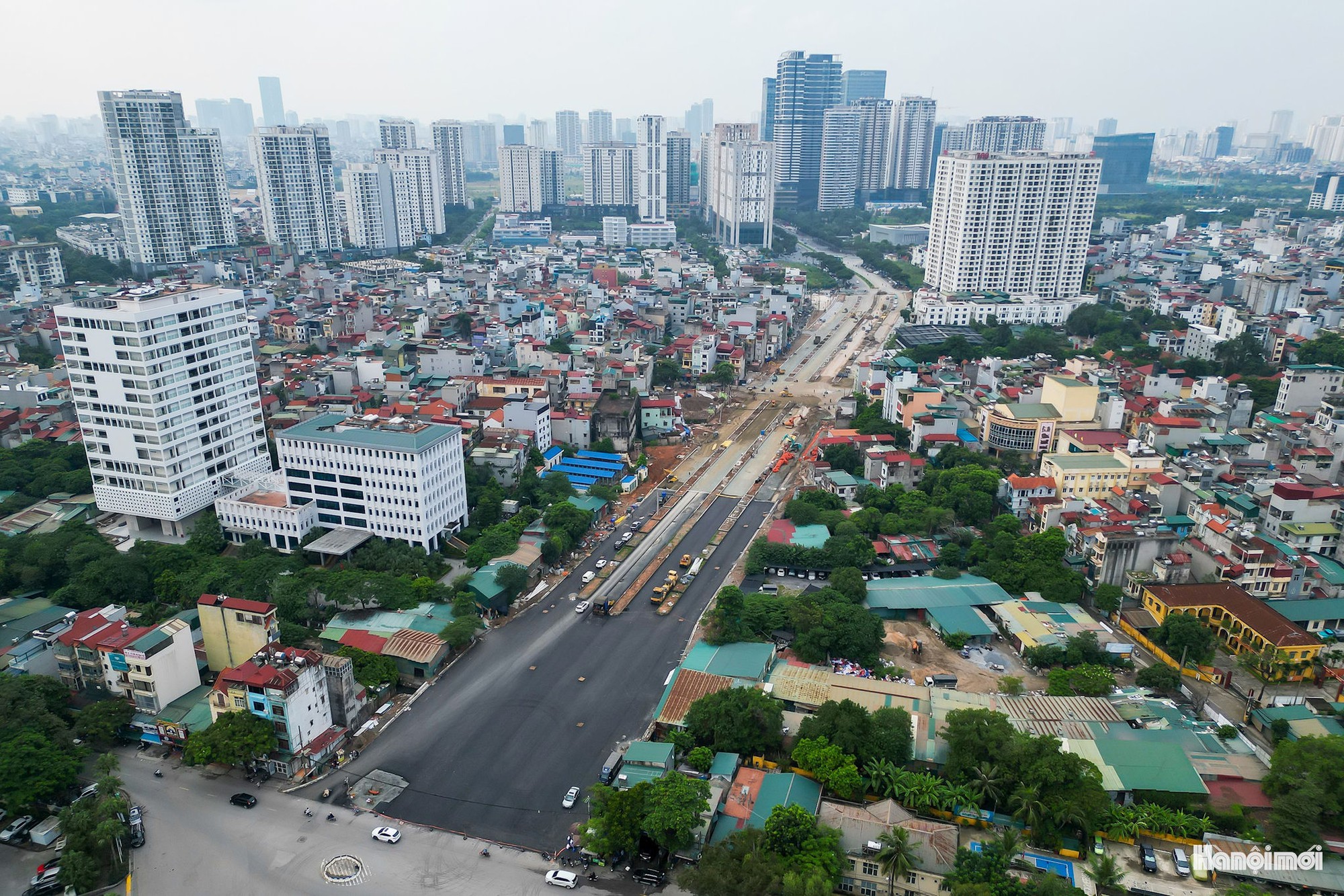 Vành đai 2,5 đoạn qua Xuân Đỉnh dự kiến thông xe kỹ thuật trước 30-9- Ảnh 1.