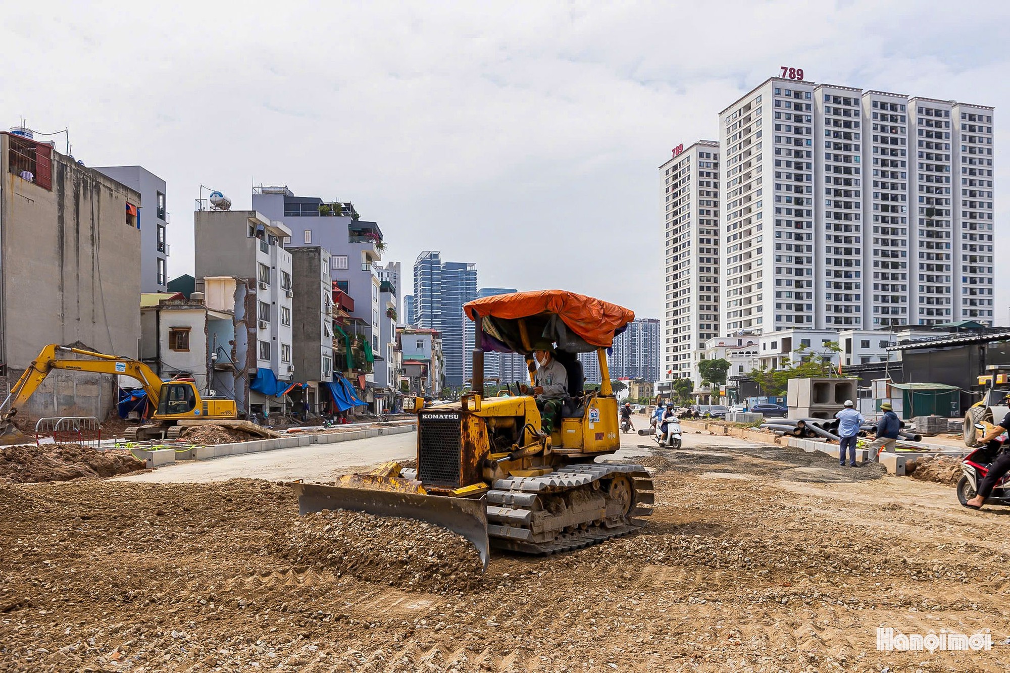 Vành đai 2,5 đoạn qua Xuân Đỉnh dự kiến thông xe kỹ thuật trước 30-9- Ảnh 8.