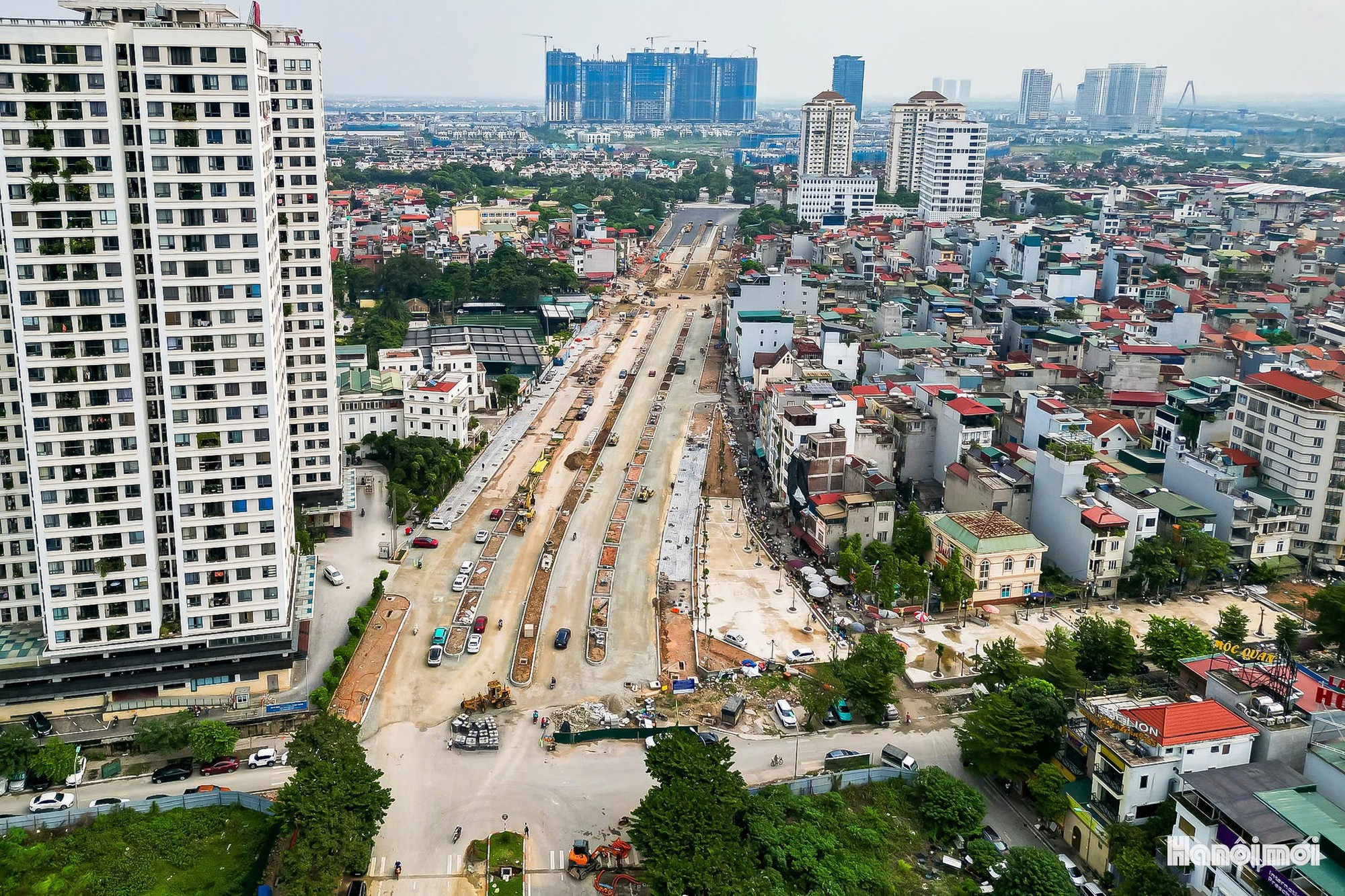 Vành đai 2,5 đoạn qua Xuân Đỉnh dự kiến thông xe kỹ thuật trước 30-9- Ảnh 2.