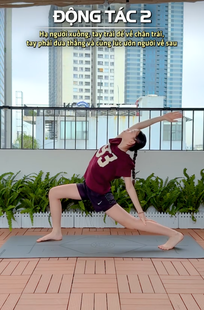 Con gái Phương Trinh Jolie 13 tuổi cao gần 1m7, vóc nổi bật: Hé lộ 5 phút tập luyện tại nhà khi tan học về, giúp chân dài miên man ở tuổi dậy thì - Ảnh 7.