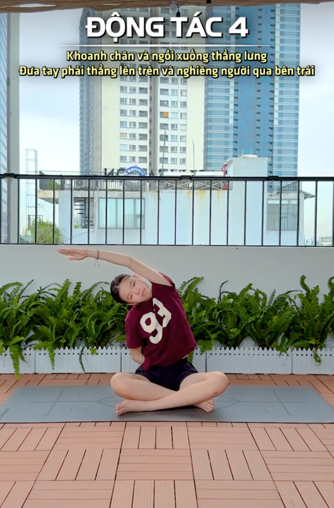 Con gái Phương Trinh Jolie 13 tuổi cao gần 1m7, vóc nổi bật: Hé lộ 5 phút tập luyện tại nhà khi tan học về, giúp chân dài miên man ở tuổi dậy thì - Ảnh 11.